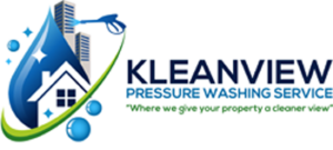 Kleanview Pressure Cleaning Service Logo Color